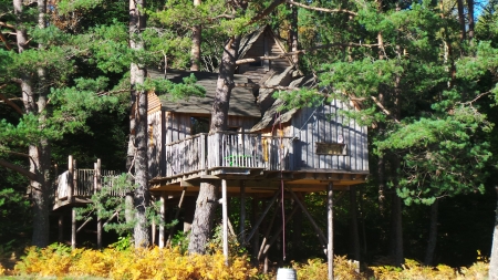Image hebergement insolite CABANE COSY LA TOUR