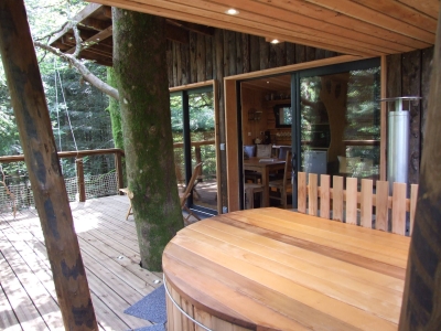 Image hebergement insolite CABANE DE LUXE FORÊT