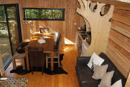 Image hebergement insolite CABANE DE LUXE FORÊT