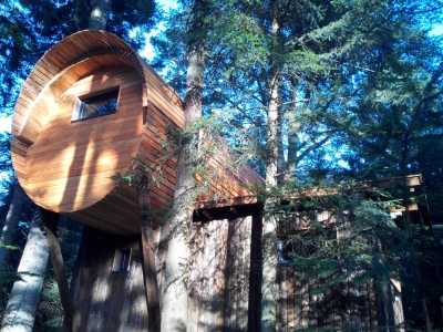 Image hebergement insolite CABANE DE LUXE FORÊT