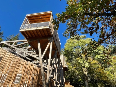 Image hebergement insolite CABANE DE LUXE FORÊT