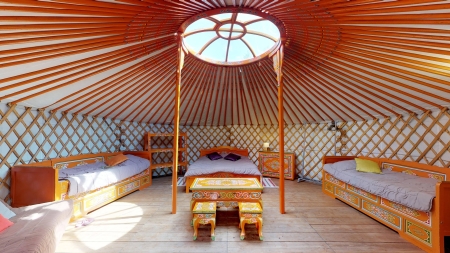 Image hebergement insolite YOURTE TRADITIONNELLE MONGOLE